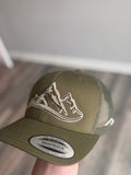 Khaki Green Trucker Cap